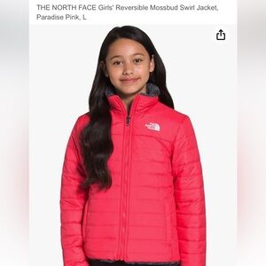 Girls North Face reversible Jacket